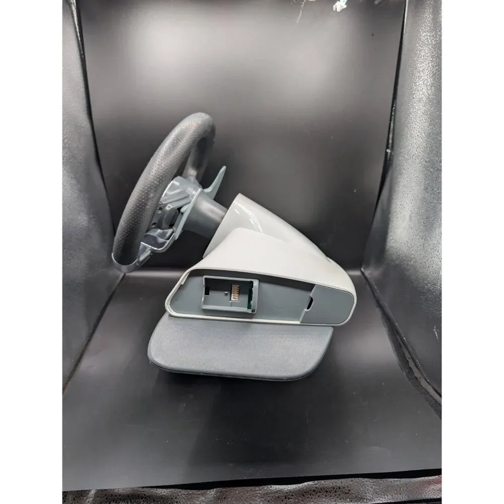 Microsoft Xbox 360 Wireless Racing Wheel + Pedals No Pedal Cable Untested